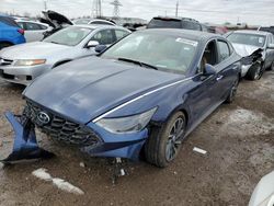 Salvage cars for sale from Copart Elgin, IL: 2020 Hyundai Sonata Limited