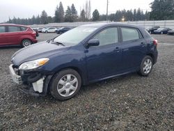 Toyota salvage cars for sale: 2009 Toyota Corolla Matrix