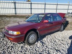 Honda Accord lx salvage cars for sale: 1992 Honda Accord LX