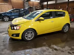 Salvage cars for sale at Ebensburg, PA auction: 2015 Chevrolet Sonic LT