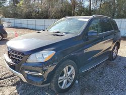 Salvage cars for sale at Knightdale, NC auction: 2014 Mercedes-Benz ML 350 4matic