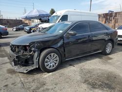 Salvage cars for sale from Copart Wilmington, CA: 2012 Toyota Camry Base