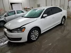 Salvage cars for sale at Madisonville, TN auction: 2013 Volkswagen Passat S