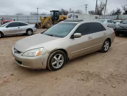 Salvage cars for sale at Oklahoma City, OK auction: 2004 Honda Accord EX