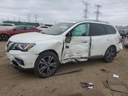 Salvage cars for sale from Copart Elgin, IL: 2019 Nissan Pathfinder S