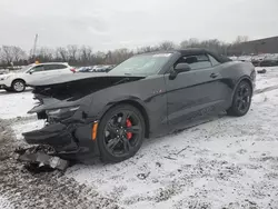 Salvage cars for sale at New Britain, CT auction: 2023 Chevrolet Camaro LT1