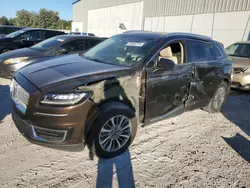 Lincoln salvage cars for sale: 2019 Lincoln Nautilus Select