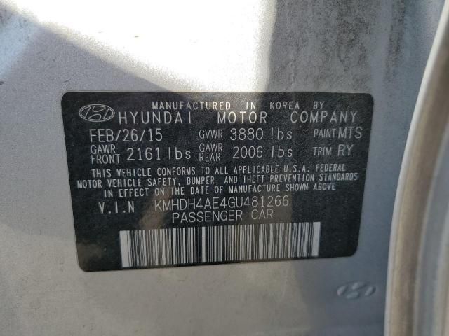 2016 Hyundai Elantra SE