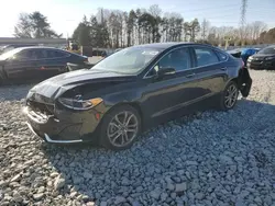 Salvage cars for sale from Copart Mebane, NC: 2019 Ford Fusion SEL