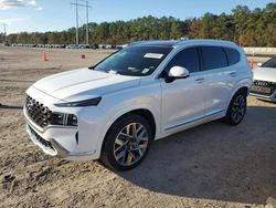 Salvage cars for sale at Greenwell Springs, LA auction: 2022 Hyundai Santa FE Calligraphy