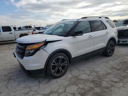 Salvage cars for sale at Indianapolis, IN auction: 2014 Ford Explorer Sport