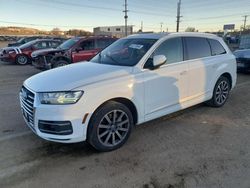 Salvage cars for sale at Colorado Springs, CO auction: 2017 Audi Q7 Premium Plus