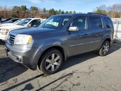 Salvage cars for sale at Exeter, RI auction: 2013 Honda Pilot Touring