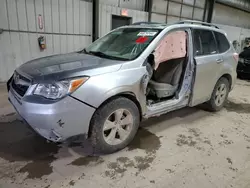 Salvage cars for sale at Des Moines, IA auction: 2015 Subaru Forester 2.5I Premium