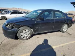 Honda Civic ex salvage cars for sale: 2001 Honda Civic EX