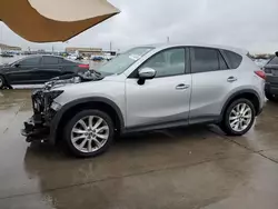 Salvage cars for sale at Grand Prairie, TX auction: 2015 Mazda CX-5 GT