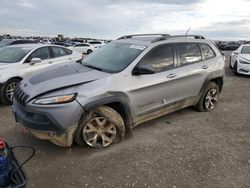 Jeep Vehiculos salvage en venta: 2017 Jeep Cherokee Trailhawk