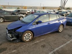 Salvage cars for sale at Van Nuys, CA auction: 2017 Toyota Prius