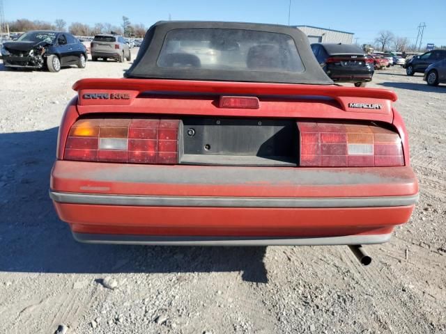 1991 Mercury Capri XR2