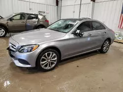 Salvage cars for sale at Franklin, WI auction: 2015 Mercedes-Benz C 300 4matic