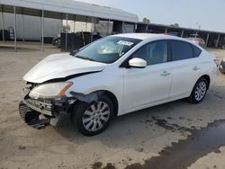 Salvage cars for sale at Fresno, CA auction: 2013 Nissan Sentra S