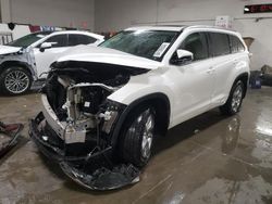 Toyota Highlander salvage cars for sale: 2015 Toyota Highlander Limited