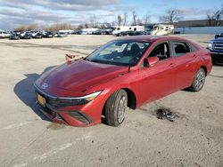 Salvage cars for sale from Copart Bridgeton, MO: 2024 Hyundai Elantra SEL