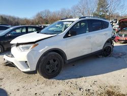 Salvage cars for sale at North Billerica, MA auction: 2017 Toyota Rav4 LE