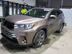 Salvage cars for sale at Candia, NH auction: 2017 Toyota Highlander Limited