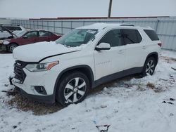 Salvage cars for sale at Rapid City, SD auction: 2018 Chevrolet Traverse LT