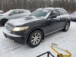 Salvage cars for sale from Copart Ontario Auction, ON: 2008 Infiniti FX35