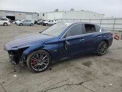 Salvage cars for sale at Vallejo, CA auction: 2019 Infiniti Q50 RED Sport 400