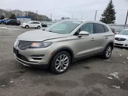 Salvage cars for sale at Ham Lake, MN auction: 2015 Lincoln MKC