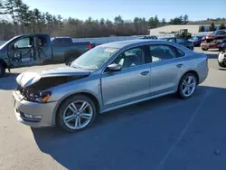 2014 Volkswagen Passat SEL en venta en Windham, ME