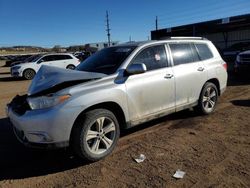 Salvage cars for sale from Copart Colorado Springs, CO: 2012 Toyota Highlander Limited