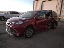 Salvage cars for sale at Albuquerque, NM auction: 2022 Toyota Sienna XLE