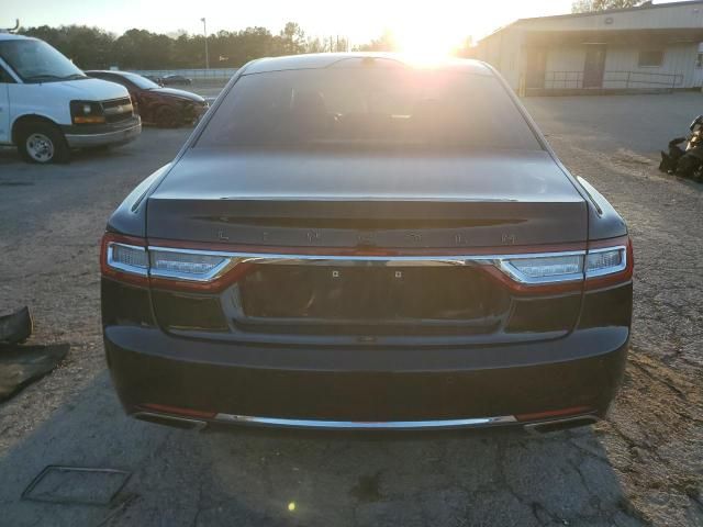 2017 Lincoln Continental Black Label