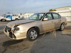 Salvage cars for sale at Bakersfield, CA auction: 2003 Chevrolet Malibu LS