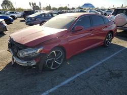 Salvage cars for sale at Van Nuys, CA auction: 2018 Honda Accord Sport