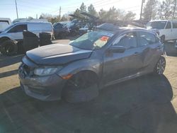 Salvage cars for sale from Copart Denver, CO: 2016 Honda Civic EX