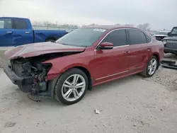 2015 Volkswagen Passat SEL en venta en Kansas City, KS