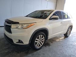 Salvage cars for sale from Copart Orlando, FL: 2014 Toyota Highlander LE