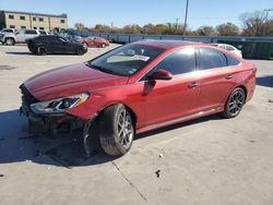 Salvage cars for sale at Wilmer, TX auction: 2018 Hyundai Sonata Sport