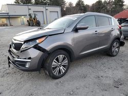 Salvage cars for sale at Mendon, MA auction: 2014 KIA Sportage EX