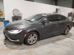 Salvage cars for sale at Greenwood, NE auction: 2015 Chrysler 200 Limited