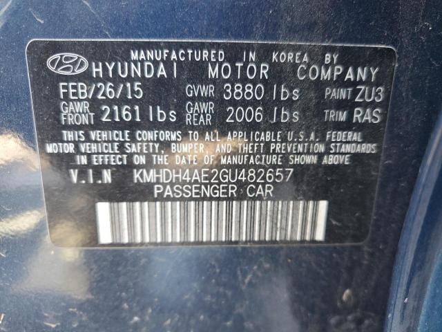 2016 Hyundai Elantra SE