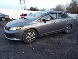 Salvage cars for sale at Windsor, NJ auction: 2012 Honda Civic LX