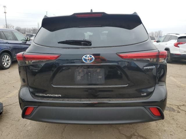 2021 Toyota Highlander Hybrid LE