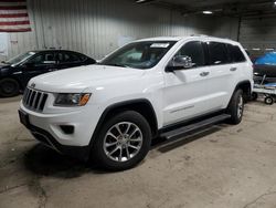 Salvage cars for sale at Franklin, WI auction: 2015 Jeep Grand Cherokee Limited