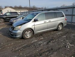 Salvage cars for sale at York Haven, PA auction: 2006 Honda Odyssey EXL